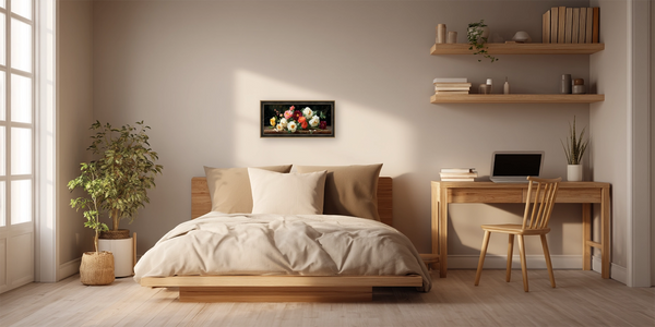 Peonies on Table (Campus Edition) 16x8 in