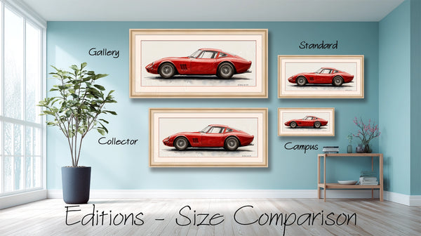 1962 Ferrari 250 GTO (Collector Edition) 48x24 in