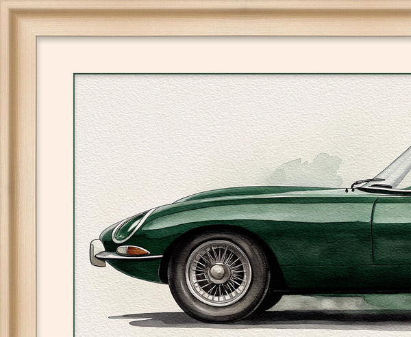 Jaguar E-Type (Standard Edition) 32x16 in