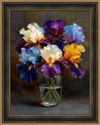 Irises in Vase (Collector Edition) 32x40 in