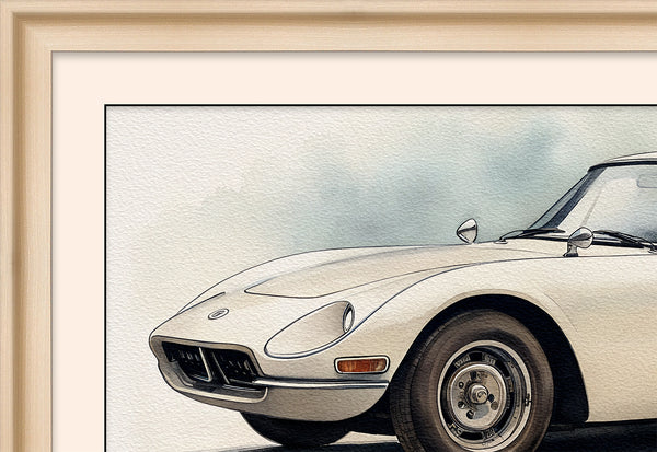 1967 Toyota 2000GT (Campus Edition) 16x8 in