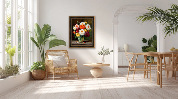 Peonies in Vase (Gallery Edition) 40x50 in