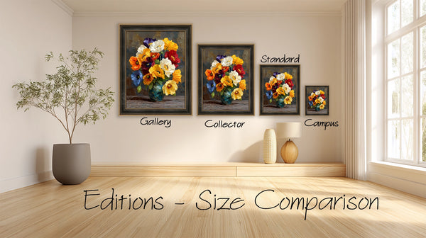 Poppies in Vase (Campus Edition) 12x15 in