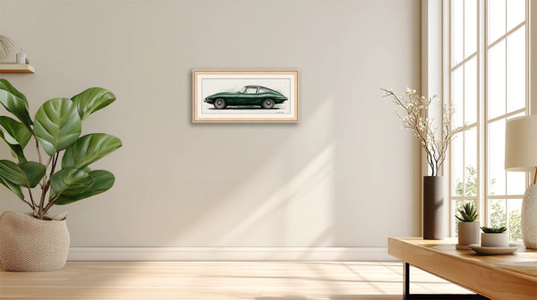Jaguar E-Type (Standard Edition) 32x16 in