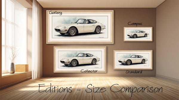 1967 Toyota 2000GT (Collector Edition) 48x24 in